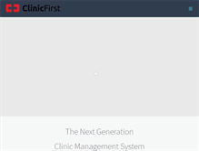 Tablet Screenshot of clinic1st.com